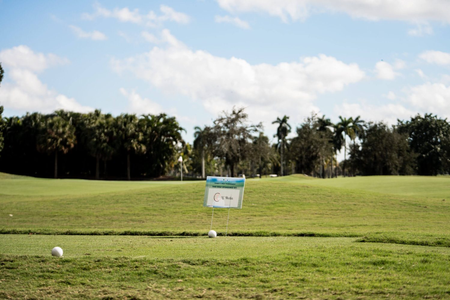 A soccer ball is on the field with a sign that says " score ".